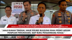 Posko Aduan Penipuan Perumahan oleh Polres Buleleng