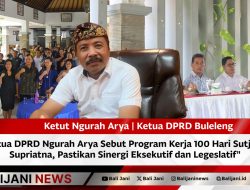 Ketua DPRD Ngurah Arya Sebut Program Kerja 100 Hari Sutjidra Supriatna, Pastikan Sinergi Eksekutif dan Legeslatif