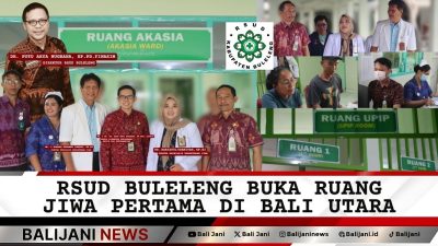 Ruang jiwa RSUD Buleleng resmi dibuka sebagai layanan pertama di Bali Utara