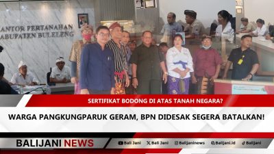 Sertifikat Bodong di Atas Tanah Negara? Warga Pangkungparuk Geram, BPN Didesak Segera Batalkan!