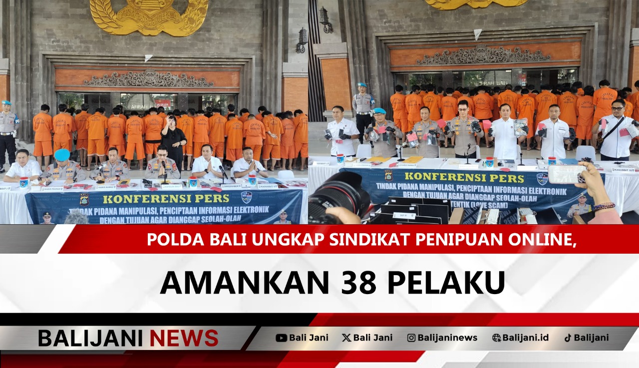 Pengungkapan Sindikat Penipuan Online Bali oleh Polda Bali