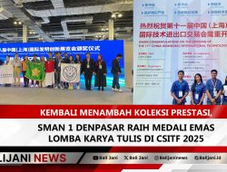 Kembali Menambah Koleksi Prestasi, SMAN 1 Denpasar Raih Medali Emas Lomba Karya Tulis di CSITF 2025