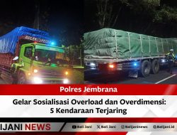 Polres Jembrana Gelar Sosialisasi Overload dan Overdimensi: 5 Kendaraan Terjaring