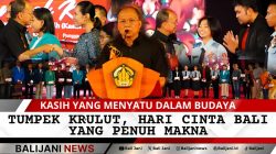 Kasih yang Menyatu dalam Budaya: Tumpek Krulut, Hari Cinta Bali yang Penuh Makna