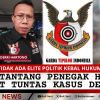 GTI Tantang Penegak Hukum Usut Tuntas Kasus Demer, Tidak Ada Elite Politik Kebal Hukum