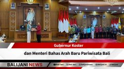 Pertemuan bahas arah baru pariwisata Bali antara Gubernur Koster dan Menteri