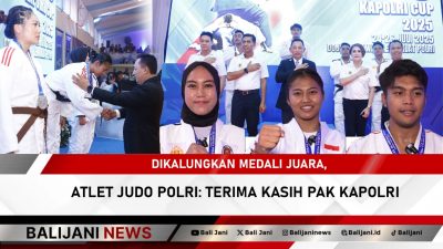 Dikalungkan Medali Juara, Atlet Judo Polri: Terima Kasih Pak Kapolri