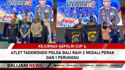 Atlet taekwondo Polda Bali raih medali Kapolri Cup
