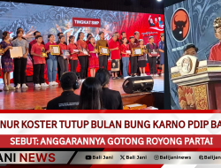Gubernur Koster Tutup Bulan Bung Karno PDIP Bali 2025, Sebut : Anggarannya Gotong Royong Partai