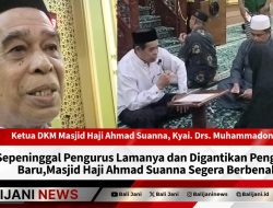 Sepeninggal Pengurus Lamanya dan Digantikan Pengurus Baru,Masjid Haji Ahmad Suanna Segera Berbenah