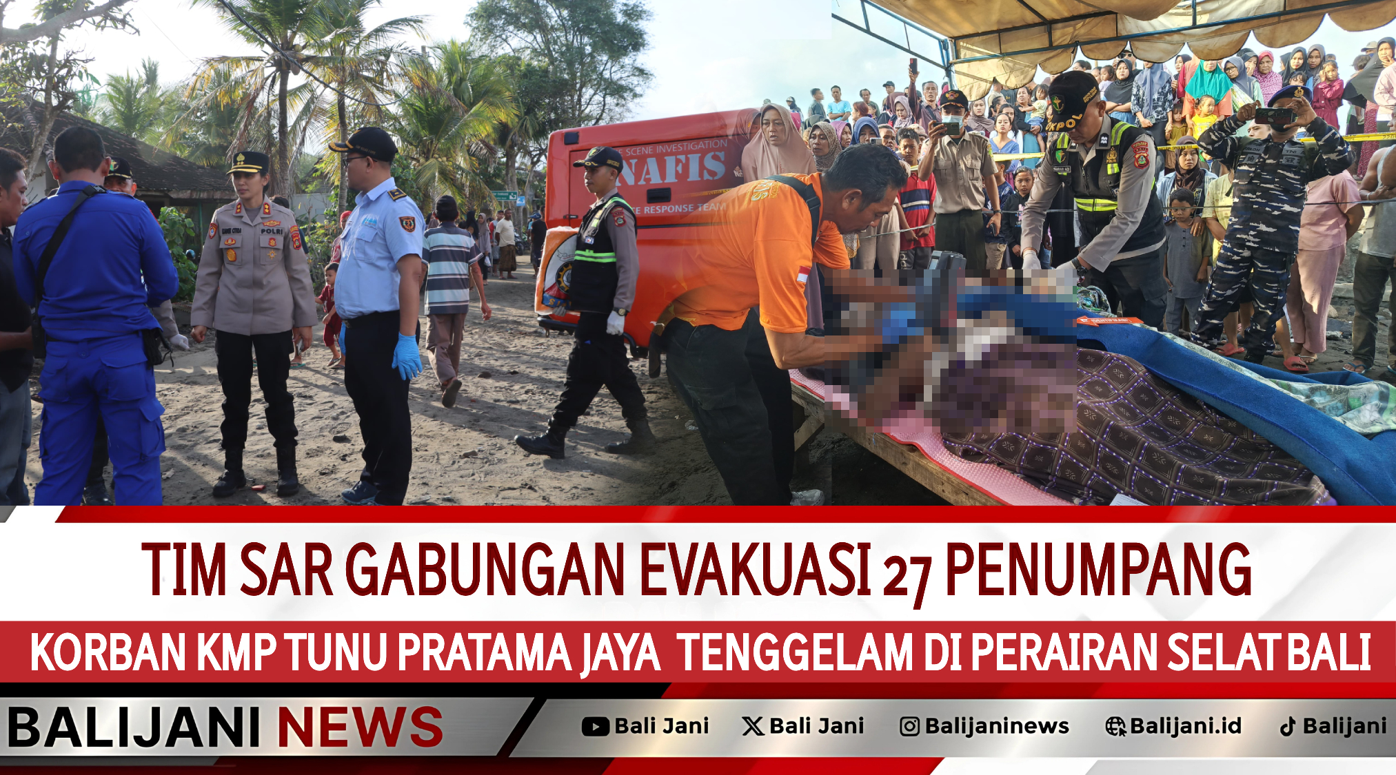 evakuasi penumpang kapal selat