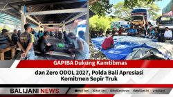 Sopir truk GAPIBA dukung Zero ODOL 2027 di Bali