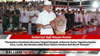 Gerakan Bali Bersih Sampah libatkan kepala desa dan bendesa adat