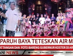 Ibu Paruh Baya Teteskan Air Mata Bisa Jabat Tangan dan Foto Bareng Gubernur Koster di Art Center