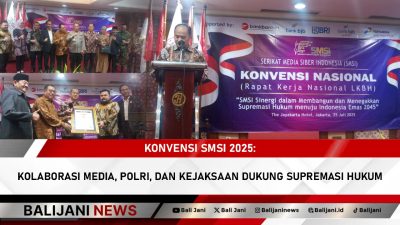 Konvensi nasional SMSI 2025 mendukung supremasi hukum