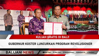 Kuliah Gratis di Bali! Gubernur Koster Luncurkan Program Revolusioner