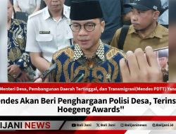 Mendes Akan Beri Penghargaan Polisi Desa, Terinspirasi Hoegeng Awards