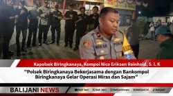 Polsek Biringkanaya lakukan operasi miras dan sajam