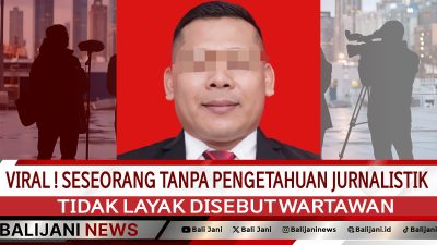 Viral ! Seseorang Tanpa Pengetahuan Jurnalistik Tidak Layak Disebut Wartawan