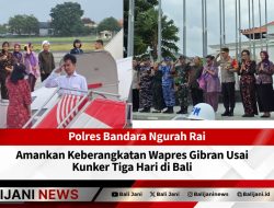 Polres Bandara Ngurah Rai Amankan Keberangkatan Wapres Gibran Usai Kunker Tiga Hari di Bali