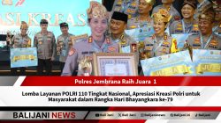 Polres Jembrana Juara Layanan 110