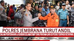 Polres Jembrana kawal penyerahan korban KMP Tunu Pratama Jaya