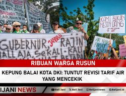 Ribuan Warga Rusun Kepung Balai Kota DKI: Tuntut Revisi Tarif Air yang Mencekik