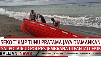 Sekoci KMP Tunu Pratama Jaya diamankan polisi