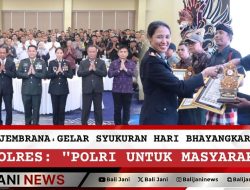 Polres Jembrana Gelar Syukuran Hari Bhayangkara ke-79, Kapolres: “Polri untuk Masyarakat”