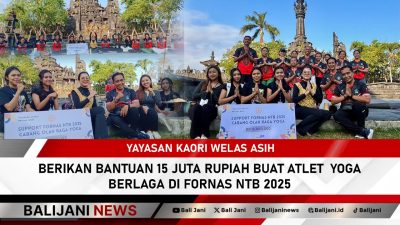 Yayasan bantu atlet Yoga Bali dalam persiapan Fornas NTB 2025