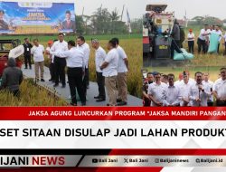 Jaksa Agung Luncurkan Program “Jaksa Mandiri Pangan”, Aset Sitaan Disulap Jadi Lahan Produktif