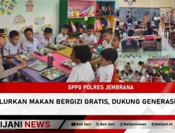 SPPG Polres Jembrana Salurkan Makan Bergizi Gratis, Dukung Generasi Sehat
