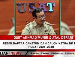 Duet Akhmad Munir & Atal Depari Resmi Daftar Caketum dan Calon Ketua DK PWI Pusat 2025-2030
