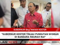 Gubernur Koster Tinjau Pungutan Wisman di Bandara Ngurah Rai
