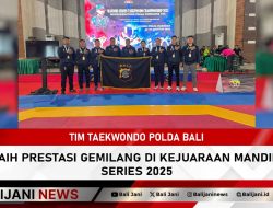 Tim Taekwondo Polda Bali Raih Prestasi Gemilang di Kejuaraan Mandiri Series 2025