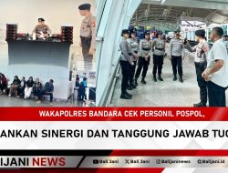 Wakapolres Bandara Cek Personil Pospol, Tekankan Sinergi dan Tanggung Jawab Tugas