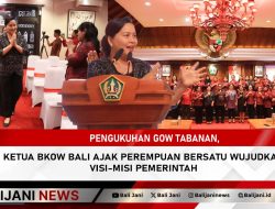 Pengukuhan GOW Tabanan, Ketua BKOW Bali Ajak Perempuan Bersatu Wujudkan Visi-Misi Pemerintah