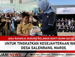 Jasa Raharja Dukung Relawan Bakti BUMN Batch VIII untuk Tingkatkan Kesejahteraan Warga Desa Salenrang, Maros