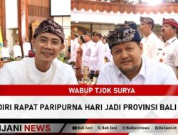 Wabup Tjok Surya Hadiri Rapat Paripurna Hari Jadi Provinsi Bali ke-67