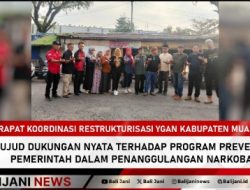 Rapat Koordinasi Restrukturisasi YGAN Kabupaten Muara Enim: Wujud Dukungan Nyata terhadap Program Preventif Pemerintah dalam Penanggulangan Narkoba