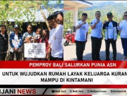 Pemprov Bali Salurkan Punia ASN untuk Wujudkan Rumah Layak Keluarga Kurang Mampu di Kintamani