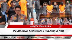 Pelaku aniaya WNA Rusia ditangkap Polda Bali