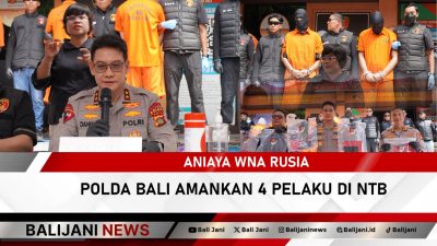 Pelaku aniaya WNA Rusia ditangkap Polda Bali