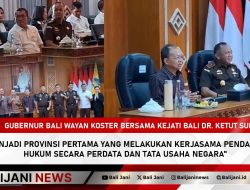 Bali Menjadi Provinsi Pertama Yang Melakukan Kerjasama Pendampingan Hukum Secara Perdata dan Tata Usaha Negara