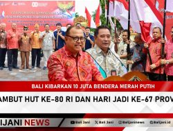 Bali Kibarkan 10 Juta Bendera Merah Putih Sambut HUT ke-80 RI dan Hari Jadi ke-67 Provinsi