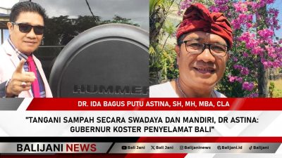 Gubernur Koster Penyelamat Bali sedang tangani sampah