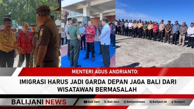 Menteri Agus Andrianto: Imigrasi Harus Jadi Garda Depan Jaga Bali dari Wisatawan Bermasalah Menteri Agus Andrianto: Imigrasi Harus Jadi Garda Depan Jaga Bali dari Wisatawan Bermasalah