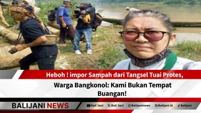 Protes warga terhadap impor sampah dari Tangsel ke TPA Bangkonol