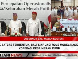 Gubernur Bali Wayan Koster : 100% Satgas Terbentuk, Bali Siap Jadi Role Model Nasional Koperasi Desa Merah Putih