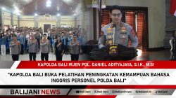 Pelatihan Bahasa Inggris Personel Polda Bali